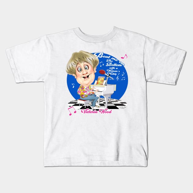 Victoria Wood Kids T-Shirt by Sarah Bailey TV Cartoons